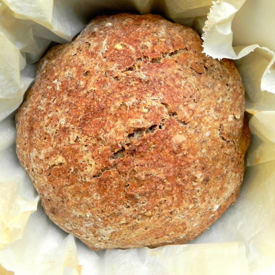 Easy Whole Wheat Artisan Bread