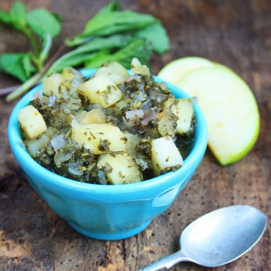 Mint and Apple Relish