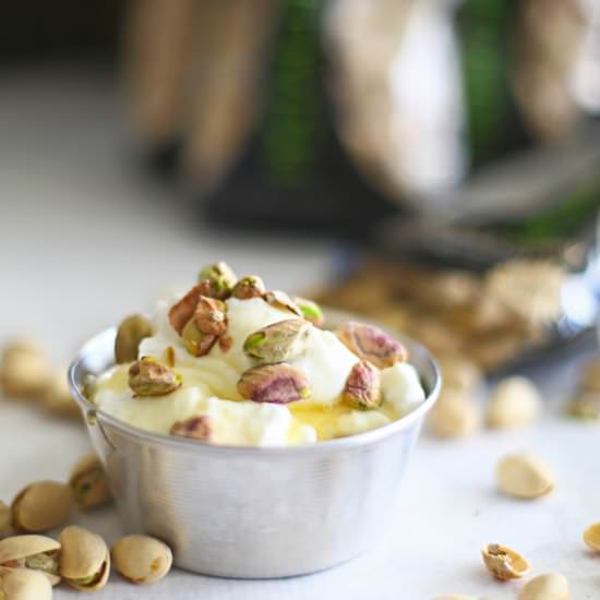 Pistachio & Honey Parfait