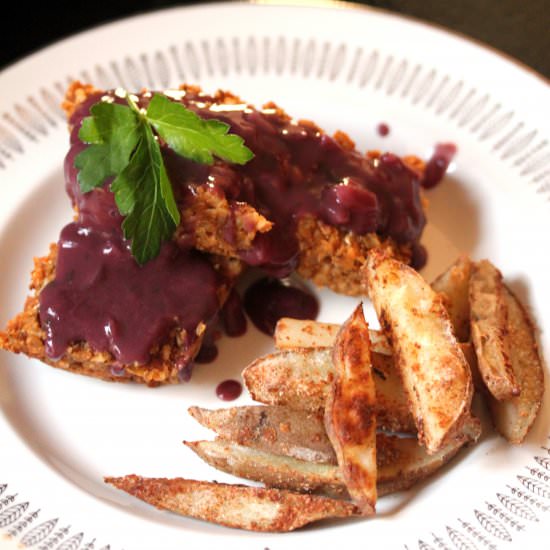 Vegan Meatloaf with Bordelaise