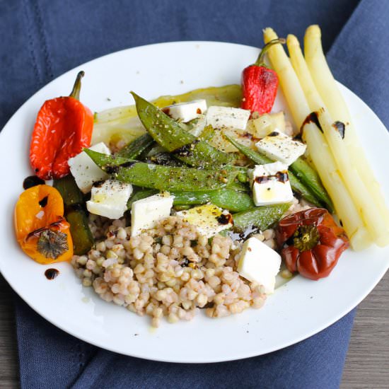 Spring Veggies and Buckwheat