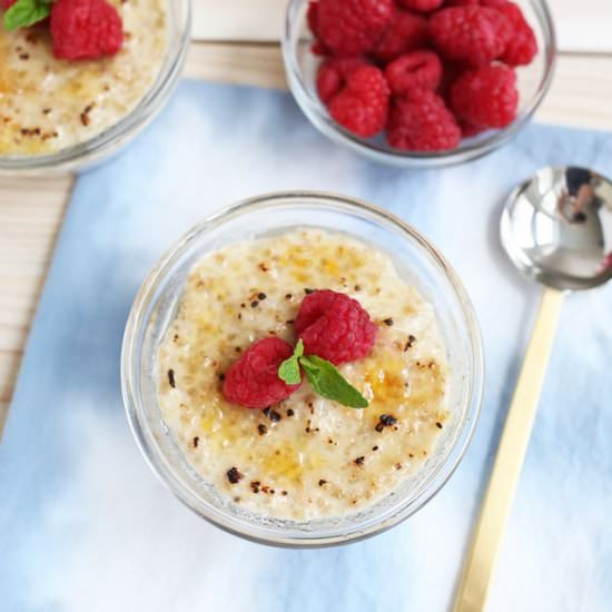 Steel Cut Brûlée Oats