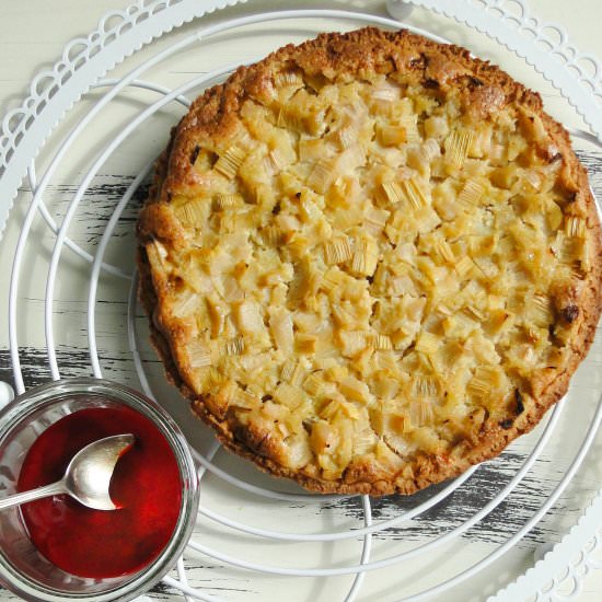 Rhubarb Frangipane Tart