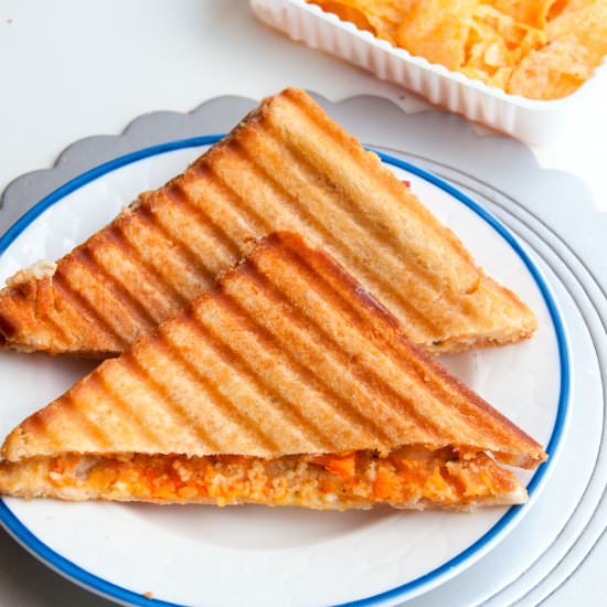 Paneer Grilled Cheese Sandwich