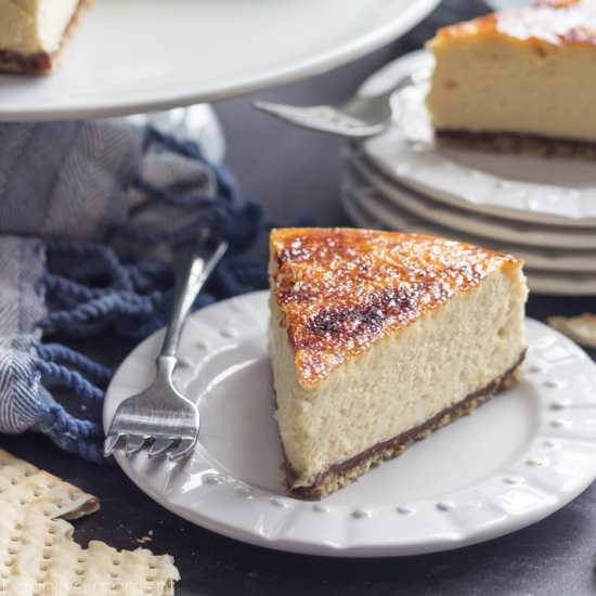 Toffee Crunch Cheesecake