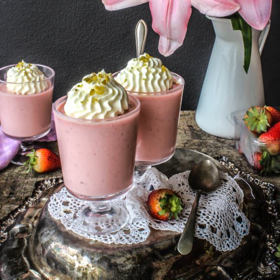 Strawberry Panna Cotta
