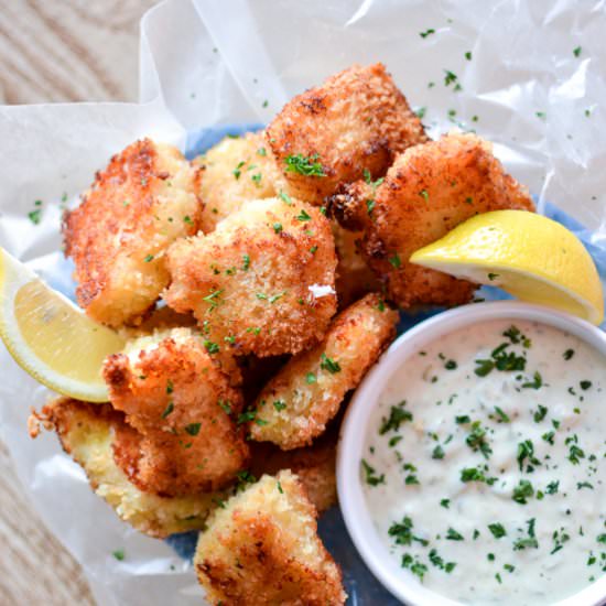 Crispy Oven-Fried Fish Bites