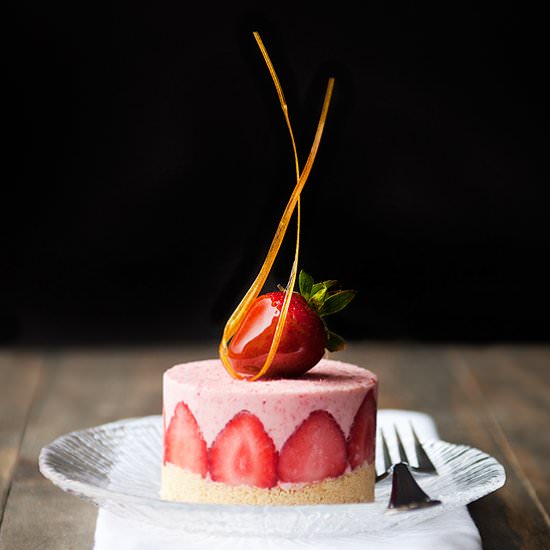 Strawberry Semifreddo