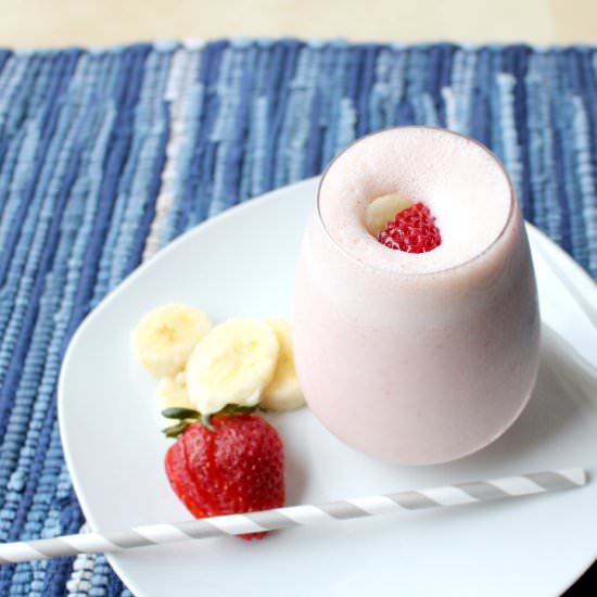 Creamy Strawberry Banana Smoothie