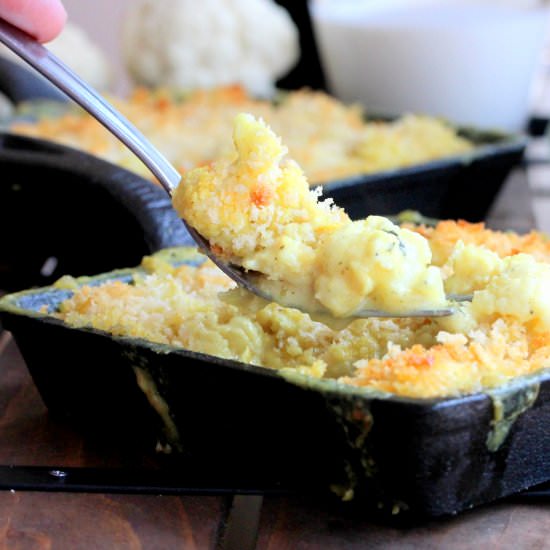 Creamy Cauliflower & Gruyère Gratin