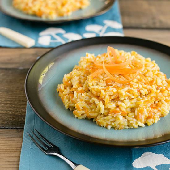Carrot Parmesan Risotto
