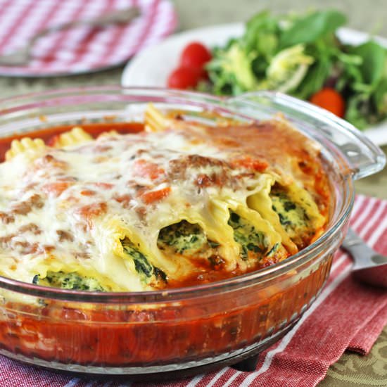 Spinach Cannelloni