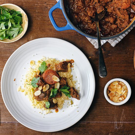 Moroccan lamb with apricots