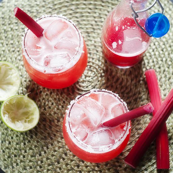 Strawberry Rhubarb Margarita