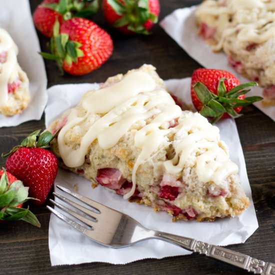 Strawberry Shortcake Scones