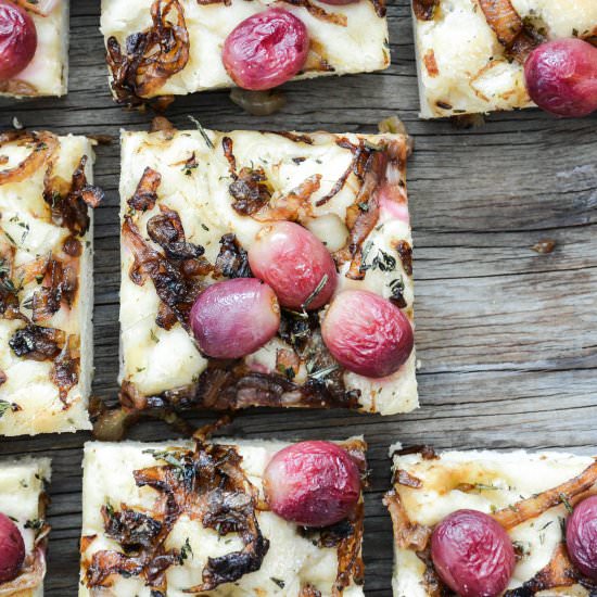 Grape and Onion Focaccia