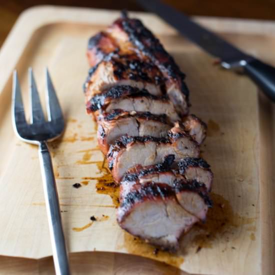 Pecan Rubbed Pork Tenderloin