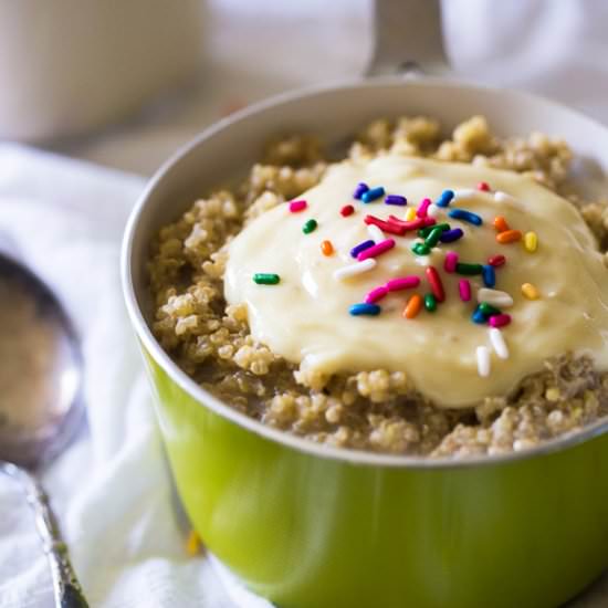 Funfetti Protein Breakfast Quinoa