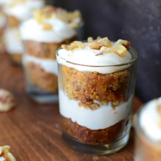 Mini Carrot Cake Trifles
