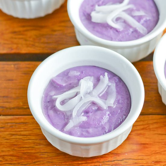Filipino Purple Yam Dessert