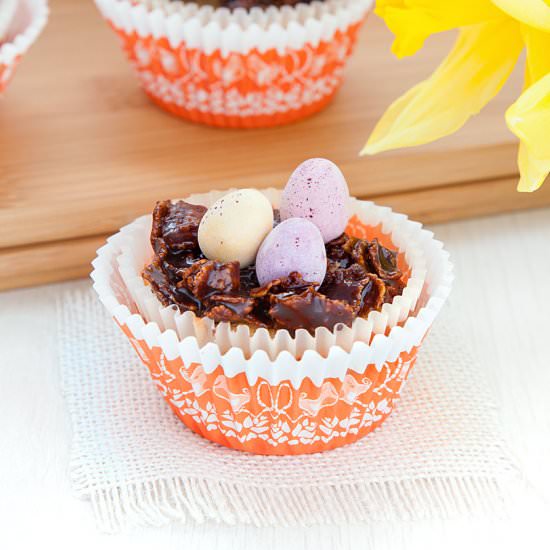 Easter Nest Cupcakes