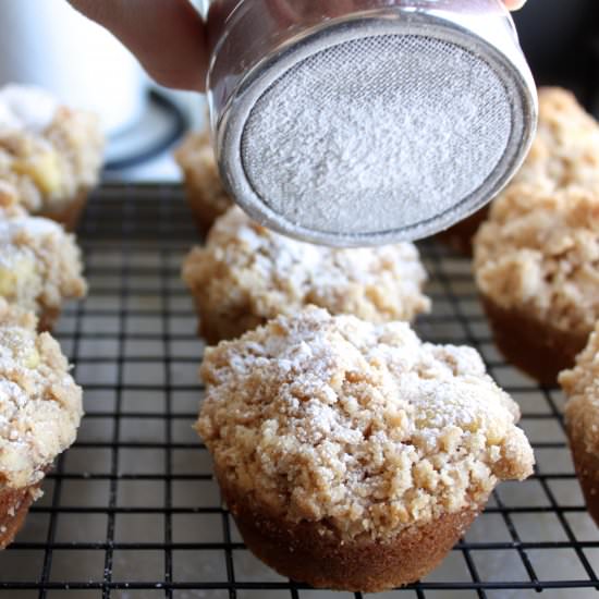 Mile-High Coffee Cake Muffins