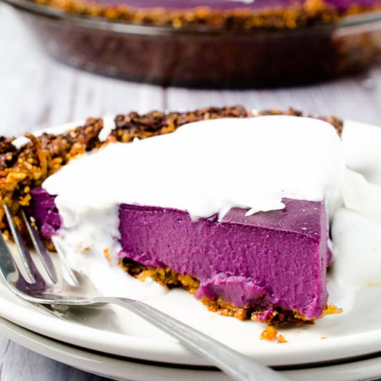 Vegan Purple Sweet Potato Pie
