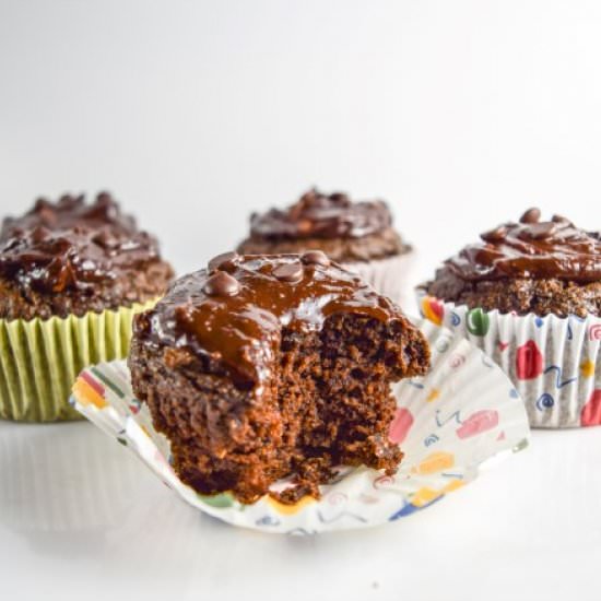 Avocado Chocolate Cupcakes