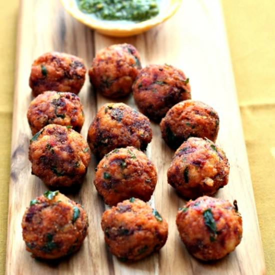 Paneer Beet Balls