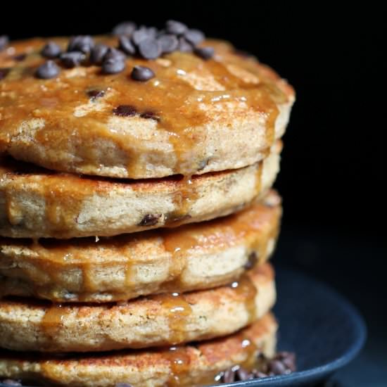 Peanut Butter Chocolate Chip Pancake