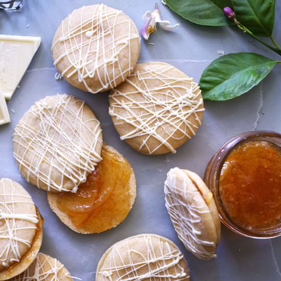 Meyer Lemon Sandwich Cookies