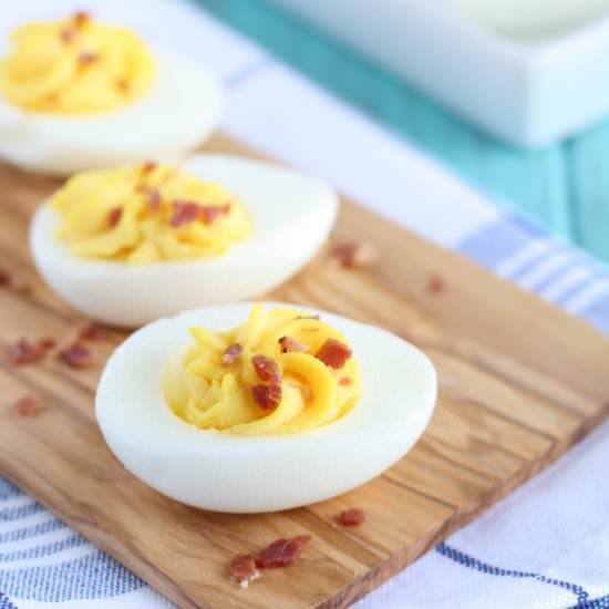 Bacon Deviled Eggs