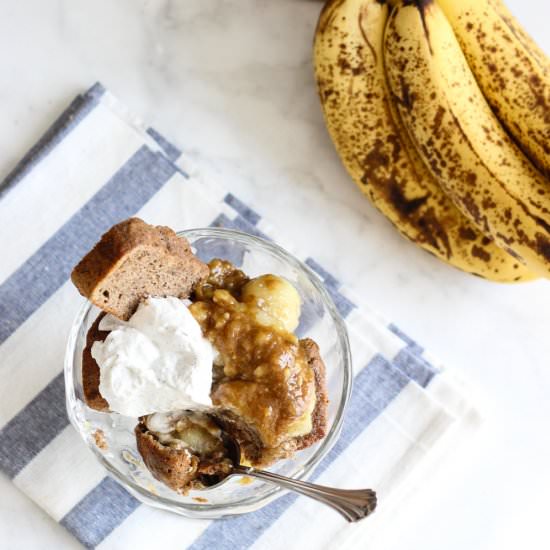 Bananas Foster Bread Pudding