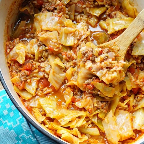 Unstuffed Cabbage Rolls