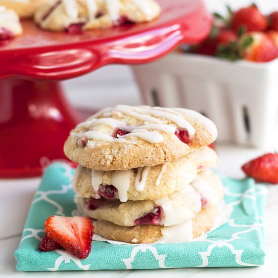 Strawberry Shortcake Cookies