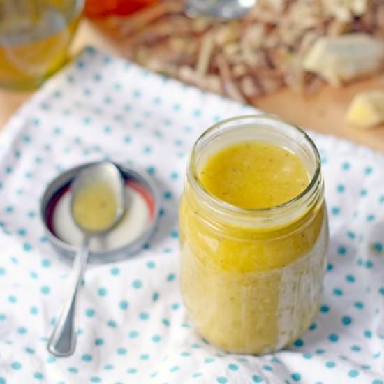 Fresh Ginger and Honey Dressing
