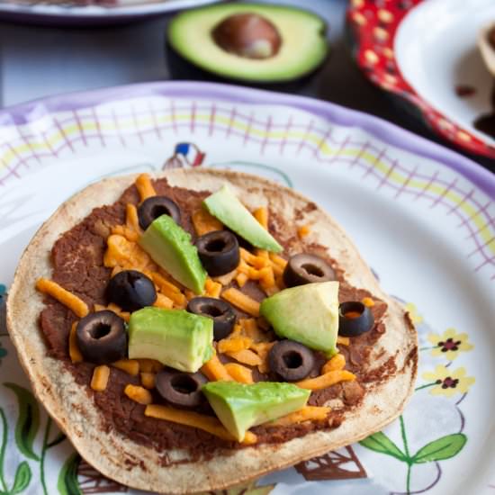 Vegan Bean Tostadas