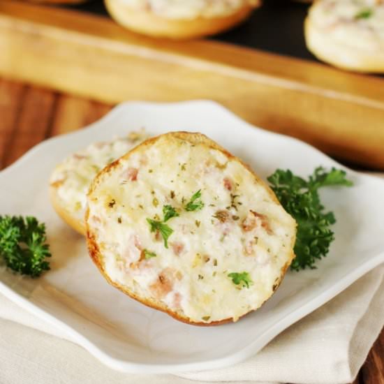Ham & Cheese Bagel Bites