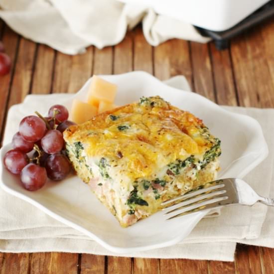Ham & Cheese Breakfast Casserole