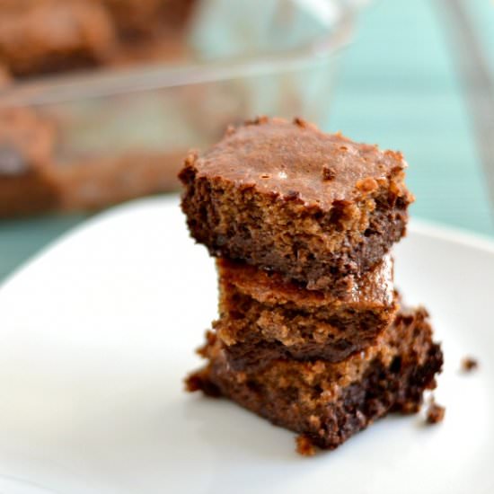 Almond Butter Brownie Bars
