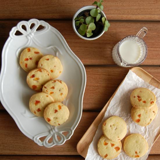 Almond and Apricot Cookies