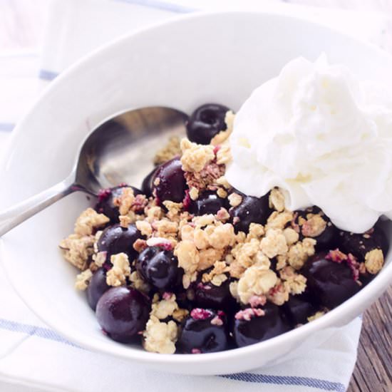 Easy Cherry Crisp