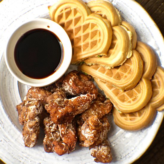 Taiwanese Fried Chicken & Waffles