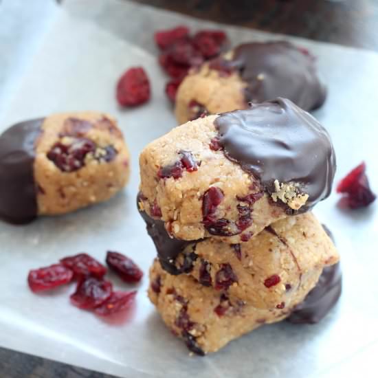 Peanut Butter Cranberry Eggs