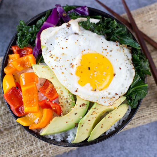 California-Style Bibimbap