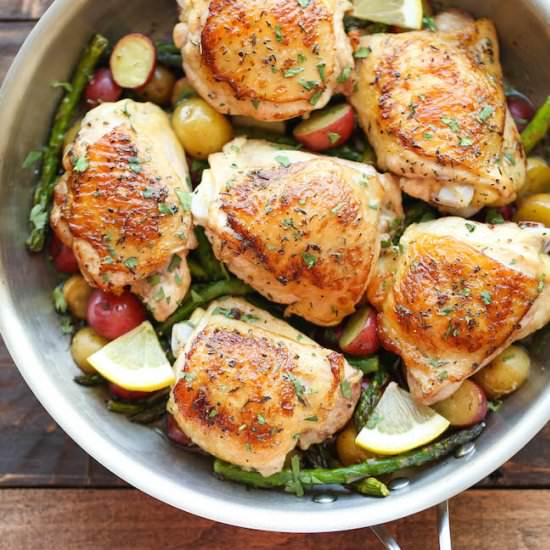 Lemon Chicken with Asparagus