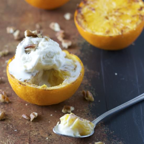 Ginger Grilled Oranges