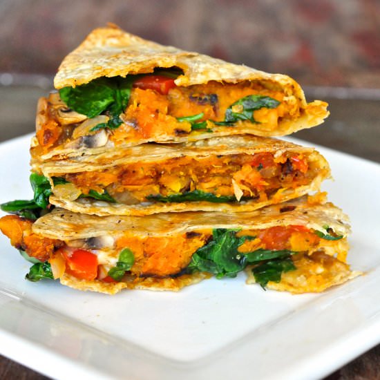 Butternut Squash Quesadillas
