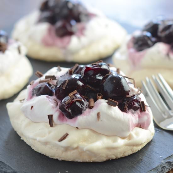 Black Forest Pavlovas