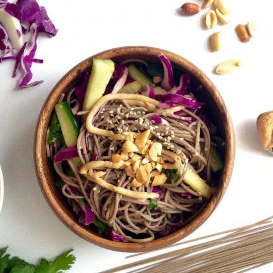 Rainbow Soba Salad